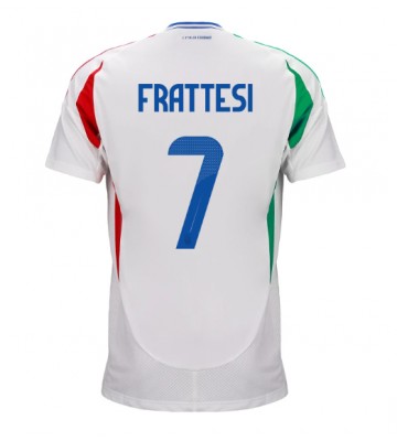 Italien Davide Frattesi #7 Udebanetrøje EM 2024 Kort ærmer